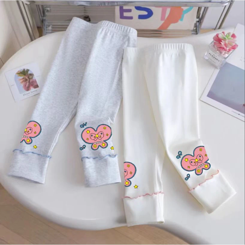 春秋季新款女童打底裤韩版修身外穿女宝宝裤子休闲中小童打底童裤