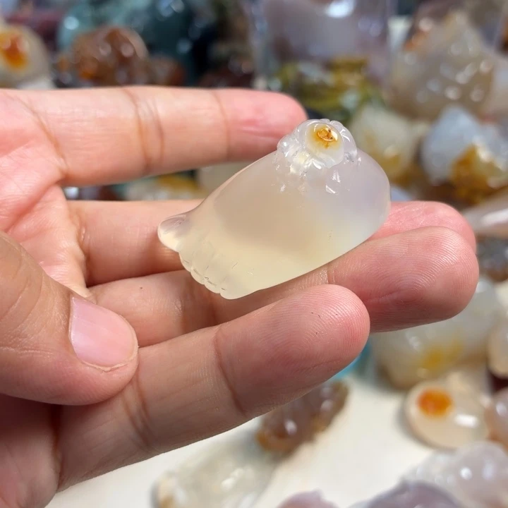 玛瑙/玉髓未镶嵌吊坠(不含链)