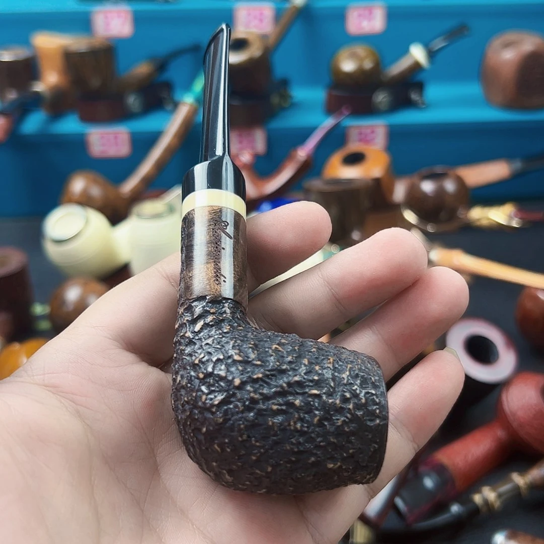 花***酒意大利石楠木烟斗