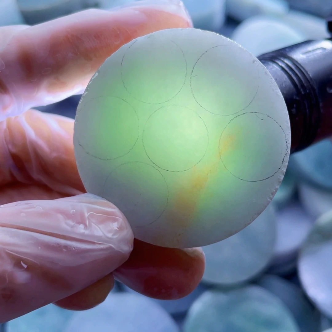 翡翠散珠天然A货缅甸翡翠