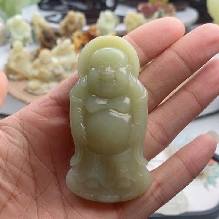 岫玉四大名玉挂件未镶嵌我**啊