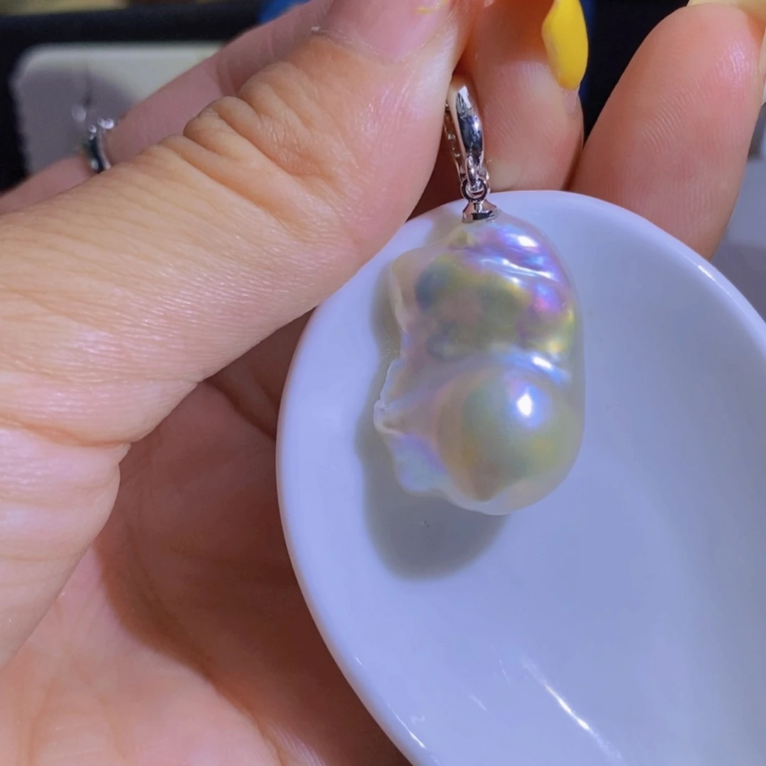 合金淡水珍珠天然珍珠无染色，无优化