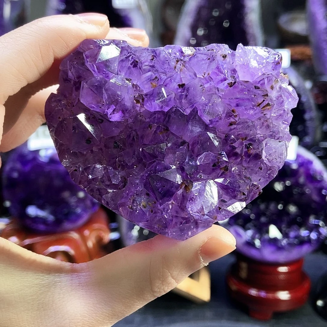 未镶嵌大型摆件（非配饰）紫晶