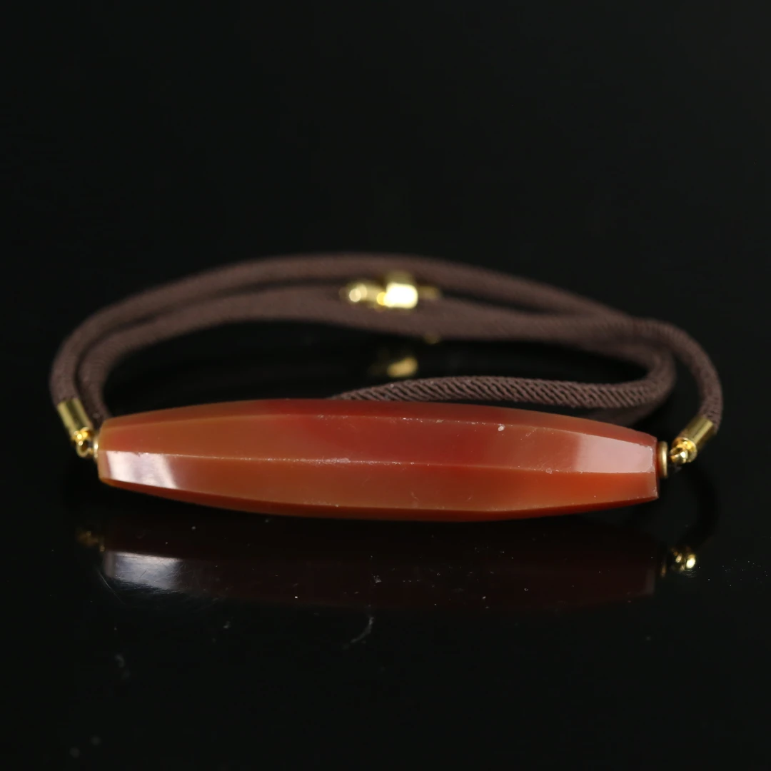 明代八棱玛瑙管珠【华豫之门】AJD251208075