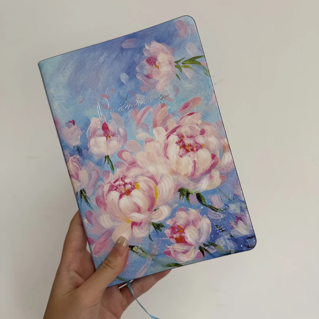 蓝底花花轻奢微瑕本本