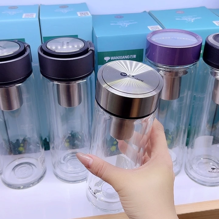 万象品牌双层玻璃杯V303-370