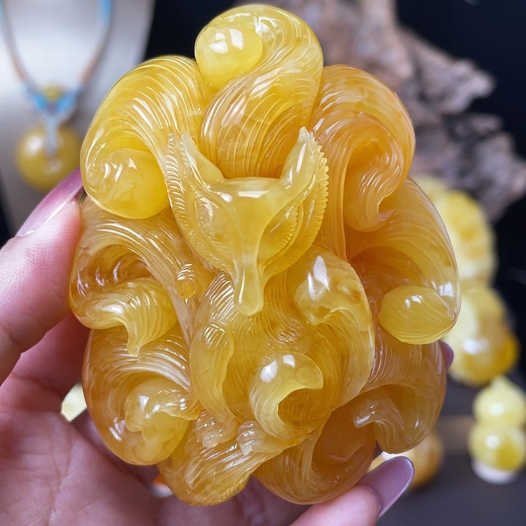 琥珀银S925镀金镶嵌珠宝奇石