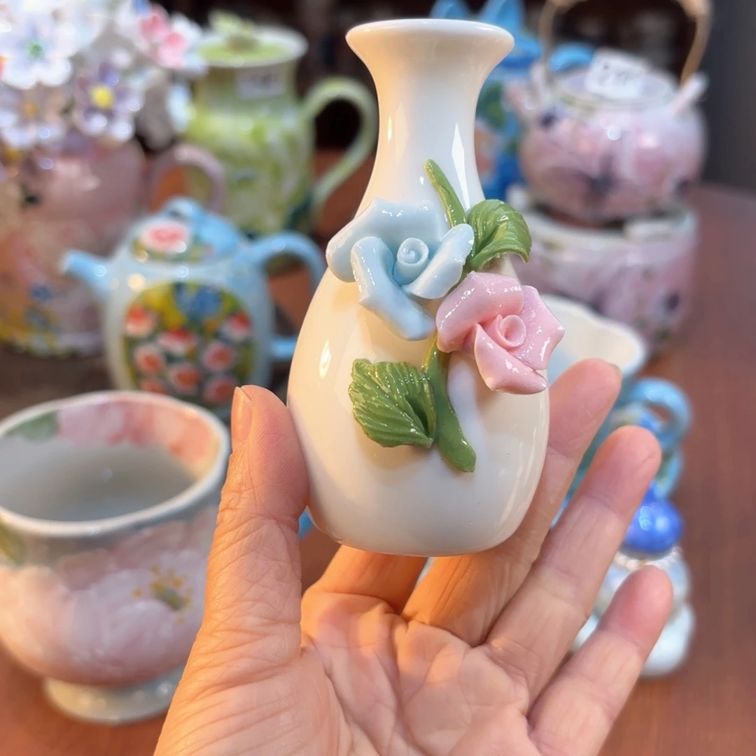 景德镇手绘高温釉下彩陶瓷茶具