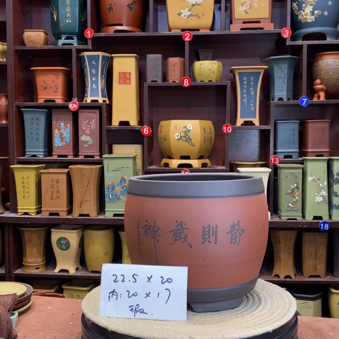 紫砂花盆紫砂艺术