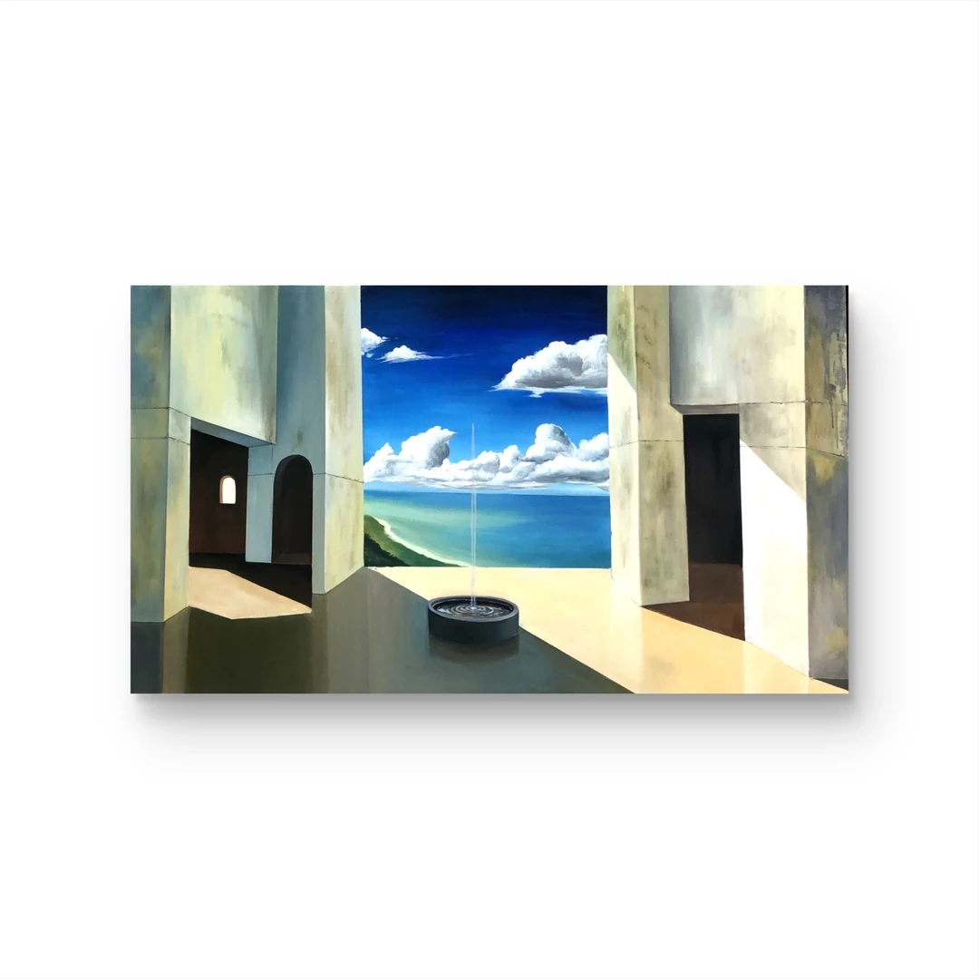 【生命之泉】原创手绘挂画  “90*160” No.1562