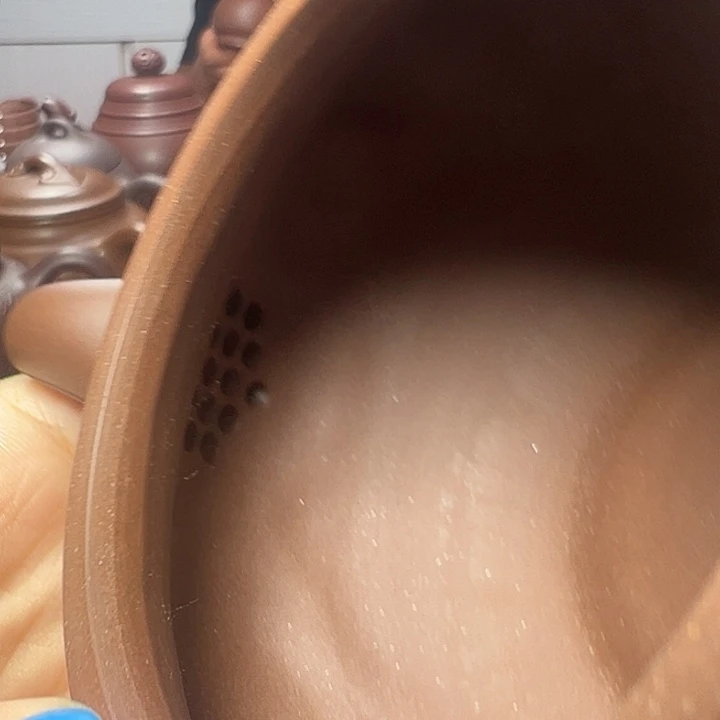 青***者茶壶紫砂紫砂微瑕 修好