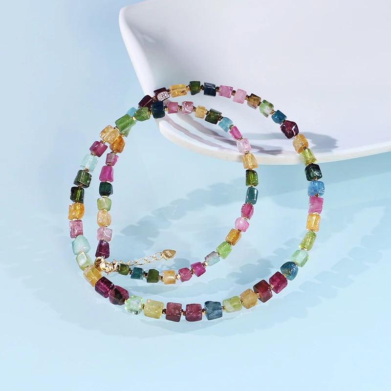 碧玺项链-多样性发其一