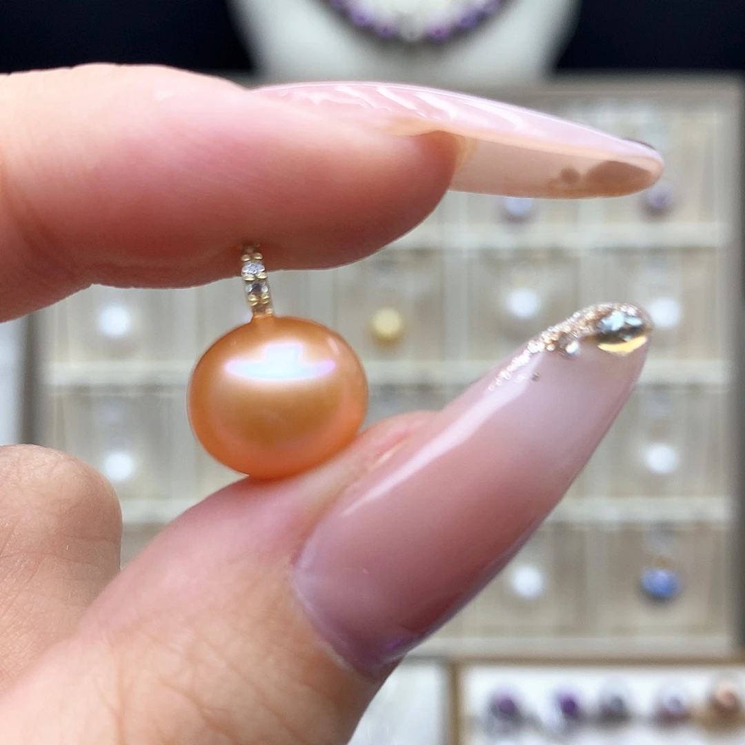 吊坠(不含链)合金淡水珍珠