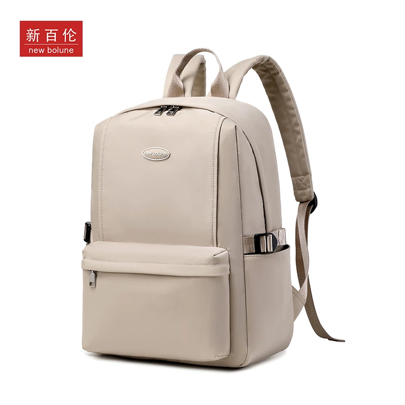 新百伦正品时尚书包男女同款大容量双肩包休闲学院风电脑包百搭
