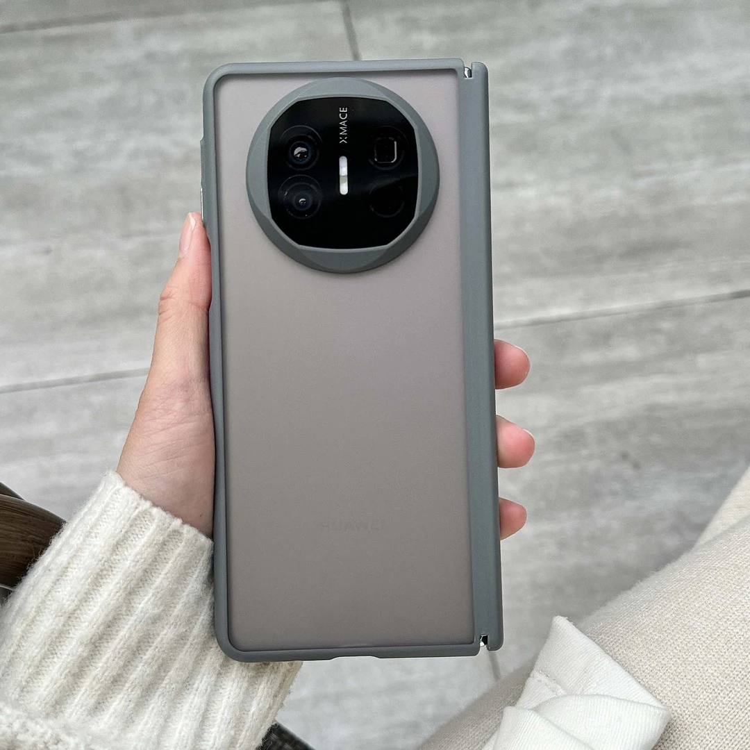 适用华为Matex5肤感中轴全包夏季清凉手感Matex6自带镜头膜硅胶壳