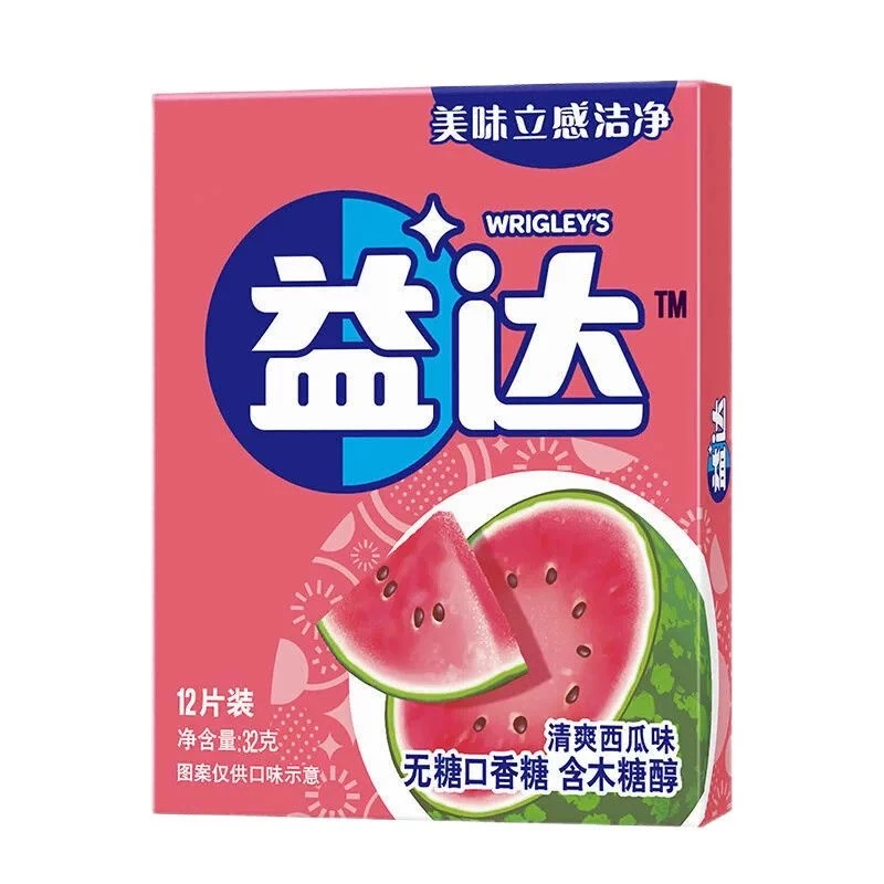 益达0蔗糖口香糖32g（清爽西瓜）