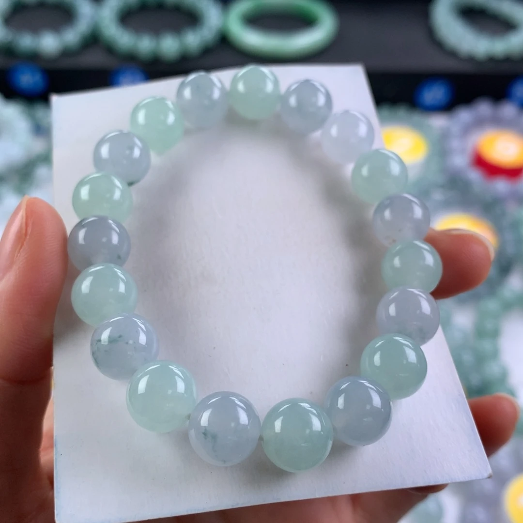 翡翠未镶嵌手链卡10