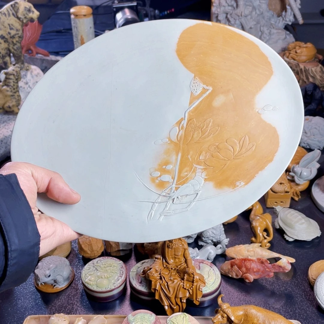 虾趣金包玉干泡台28公分