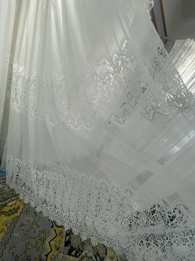 【新疆包邮】法式梦幻门帘窗帘美式卧室厨房客厅纱帘178