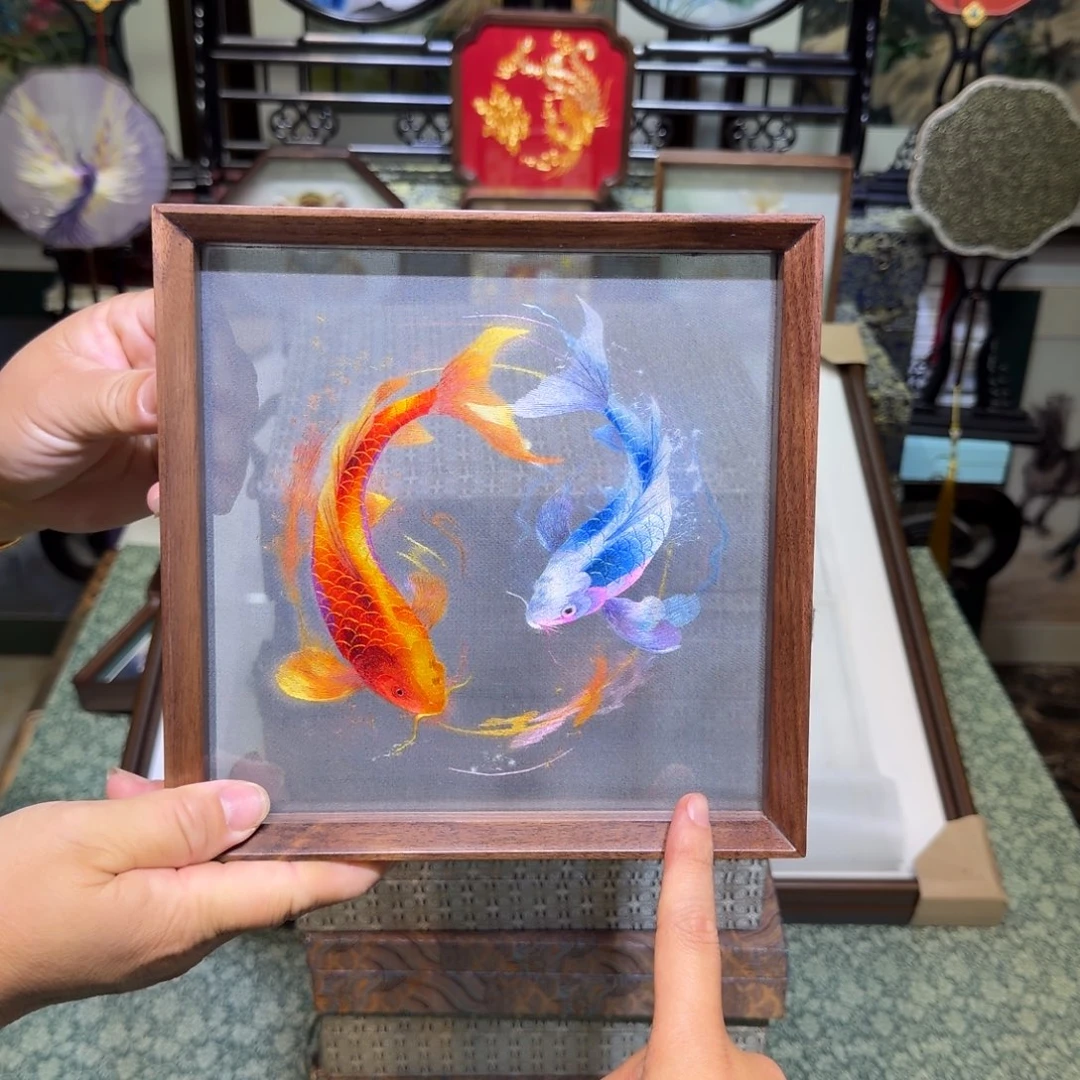 刺绣手工苏绣工艺制作技艺精湛精巧