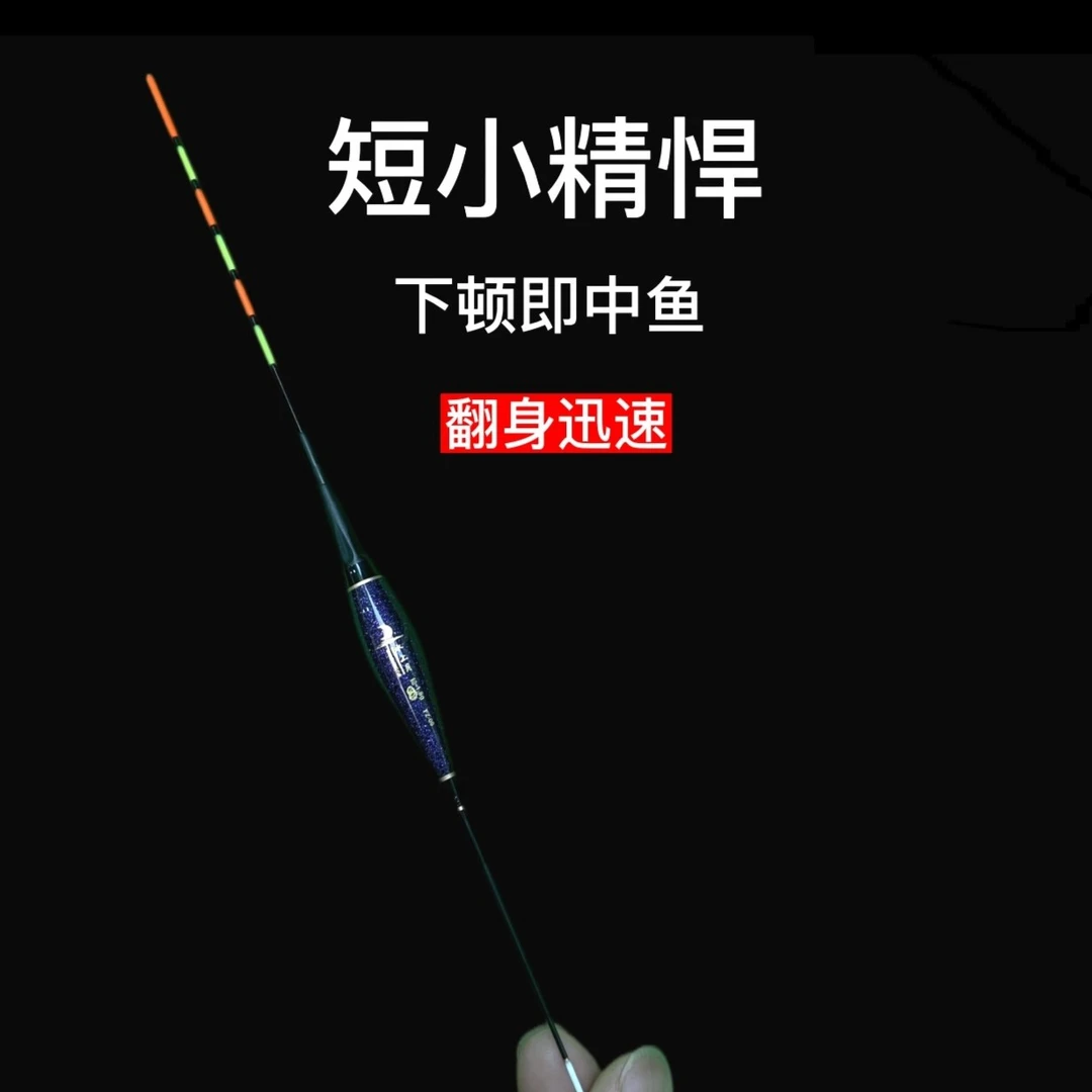 变色龙高端短夜光漂浅水电子漂鱼漂咬钩变色鲫鲤鱼高灵敏醒目浮漂