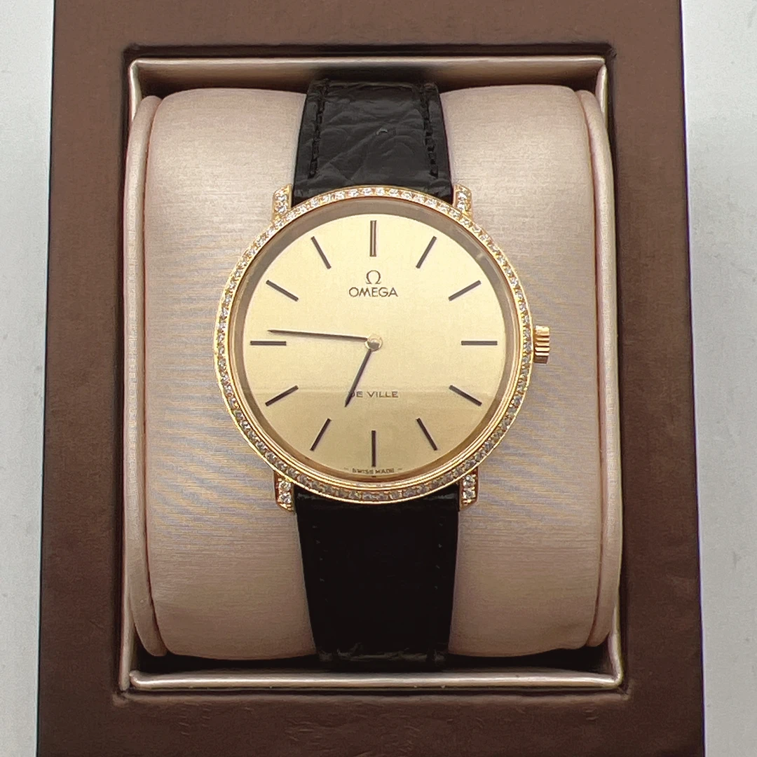 95新 Omega/欧米茄 大欧米茄44828手动后钻 赠表带赠手链