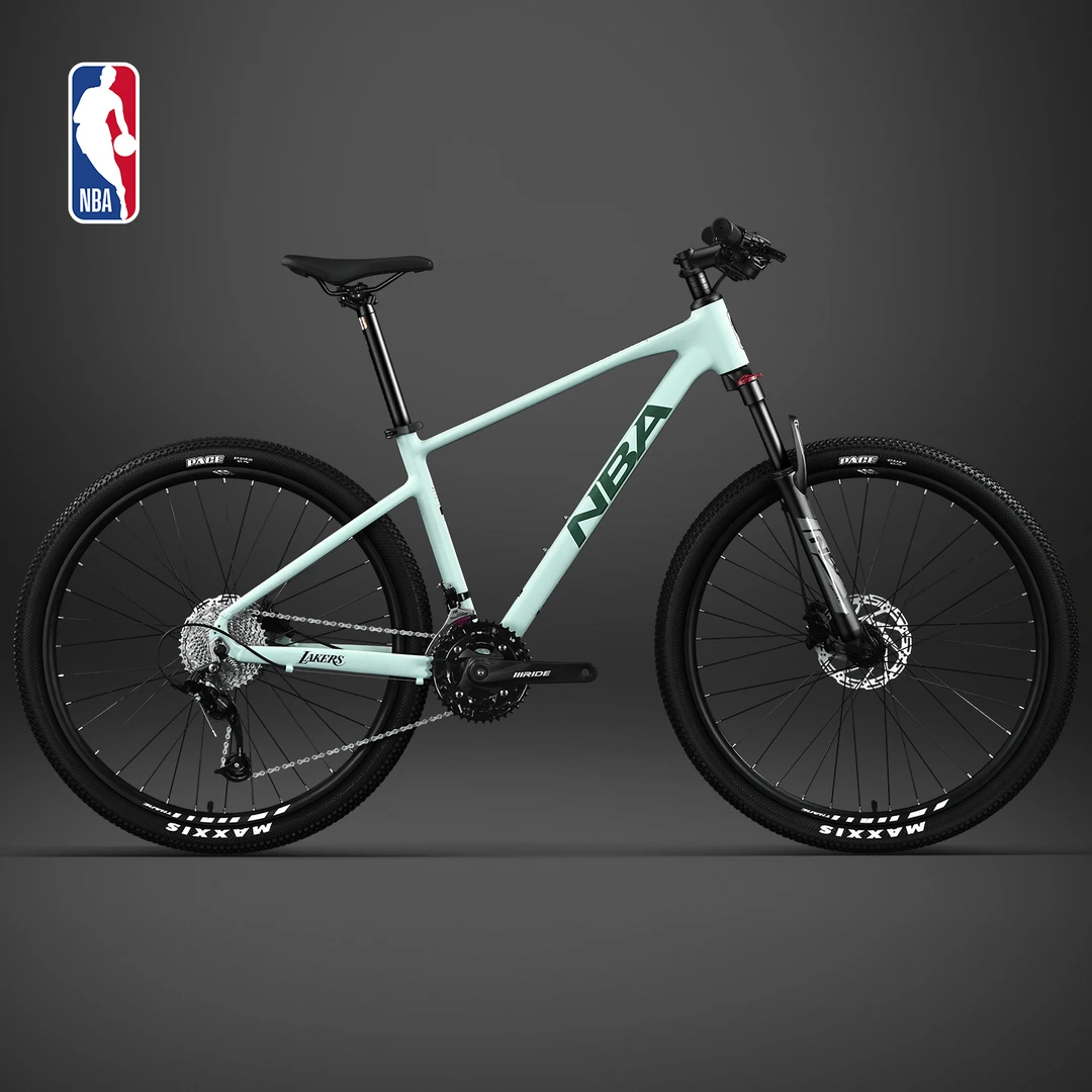 NBA湖人山地车自行车成人山地车男款变速女青少年学生单车公路车