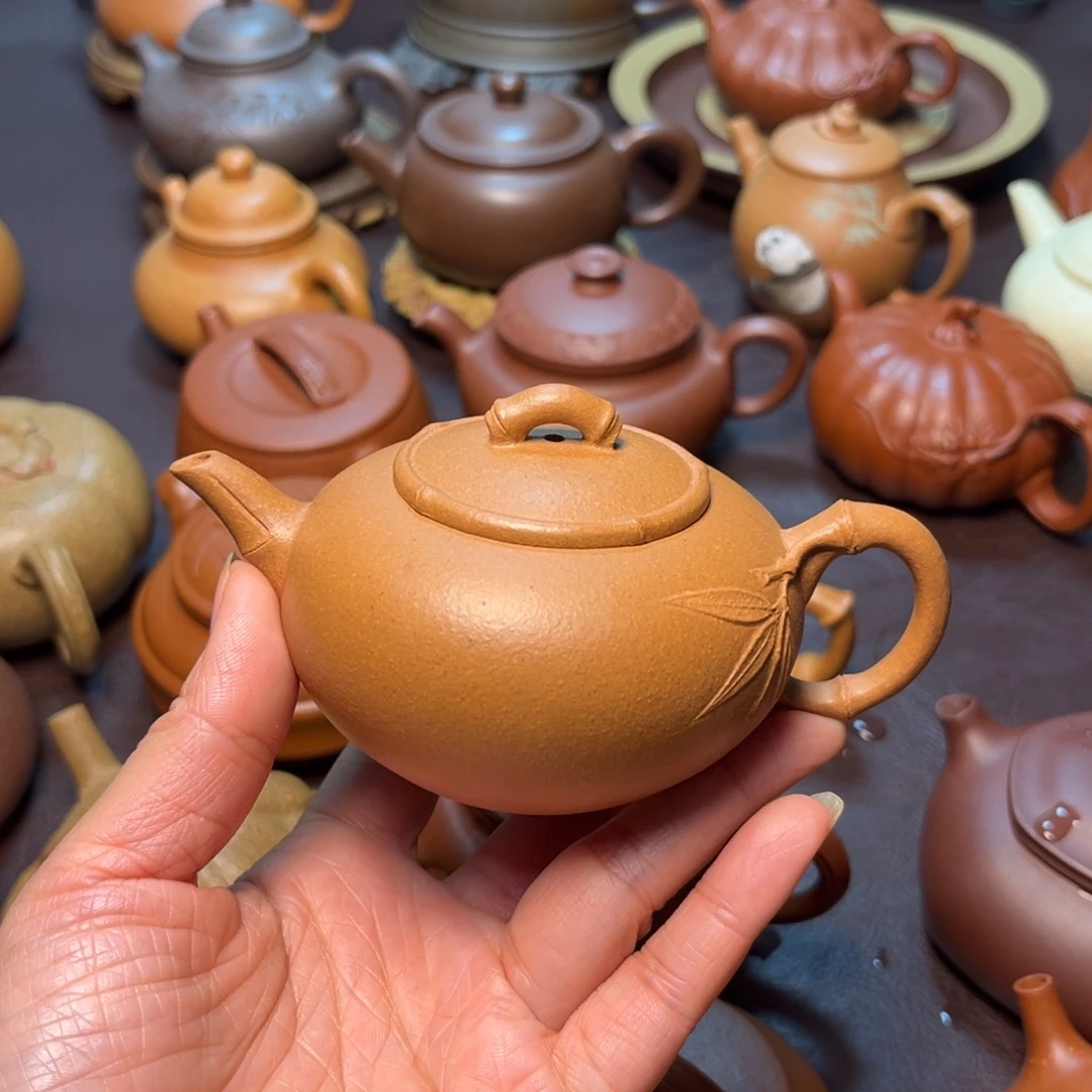 紫砂茶壶手工制作原矿紫砂