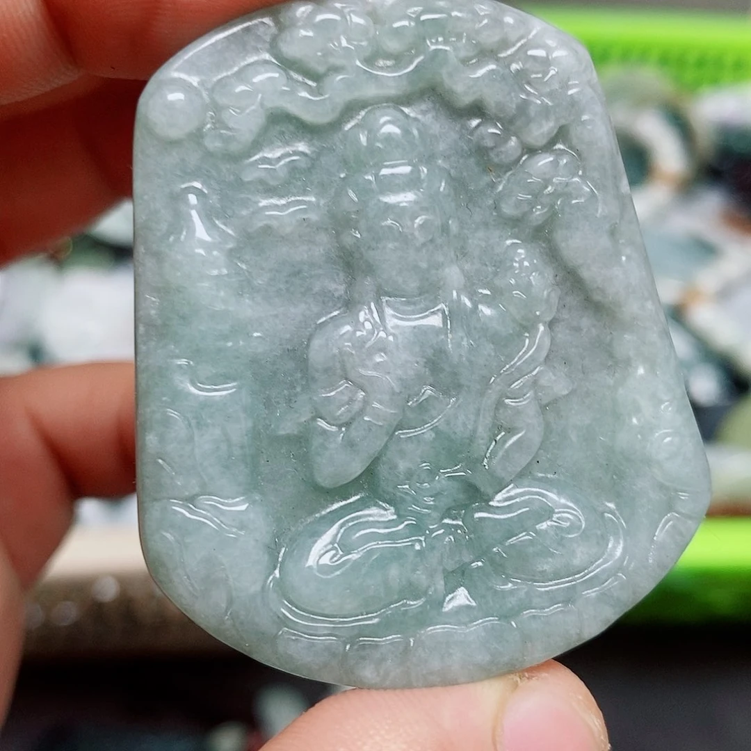 颈饰未镶嵌翡翠纯天然