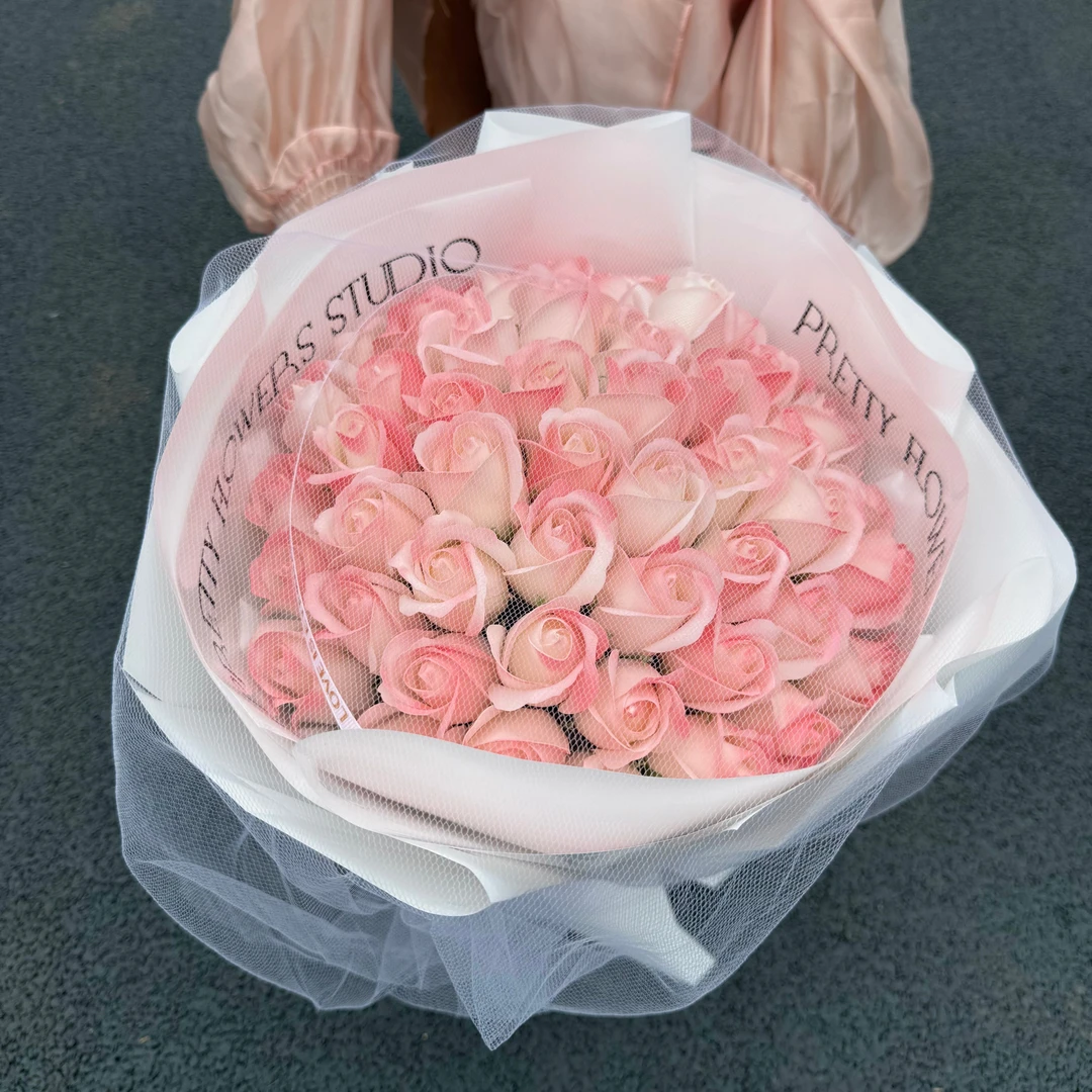 玫瑰花七夕花束永生皂花玫瑰花520情人节送女友表白生日礼物