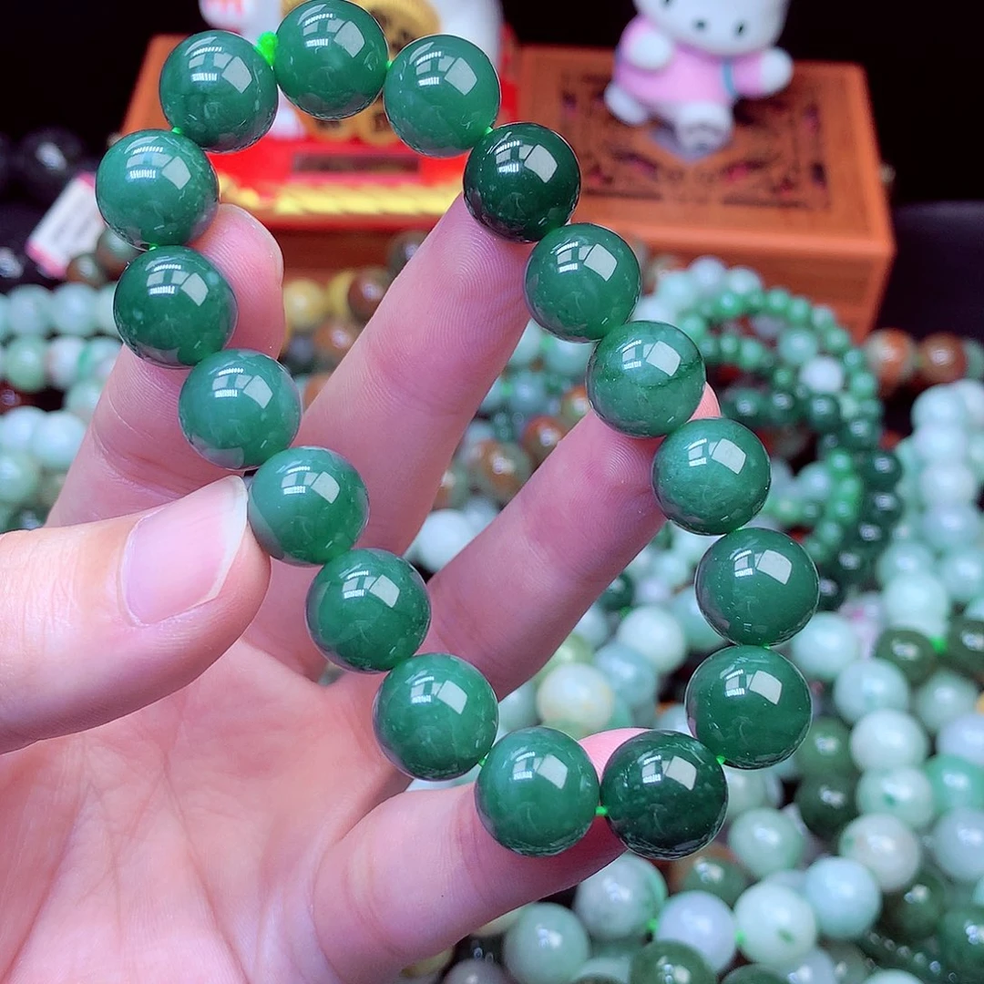 翡翠未镶嵌毛衣链