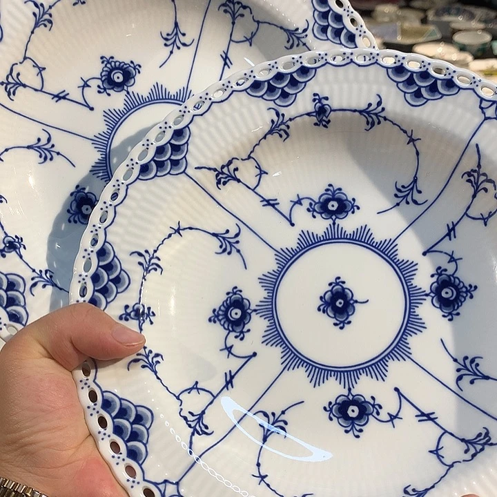 瓷片深盘深盘两个