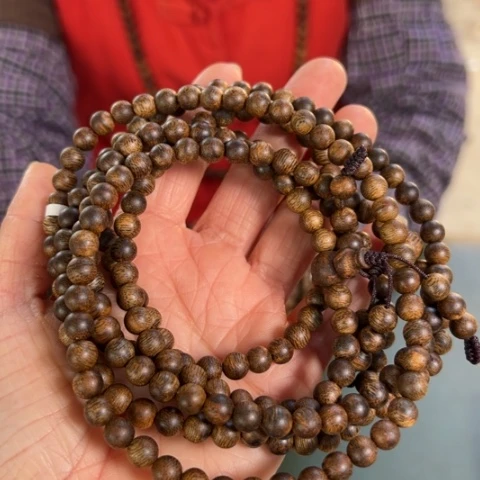 沉香手串白棋13克卡0.6多样性发1串