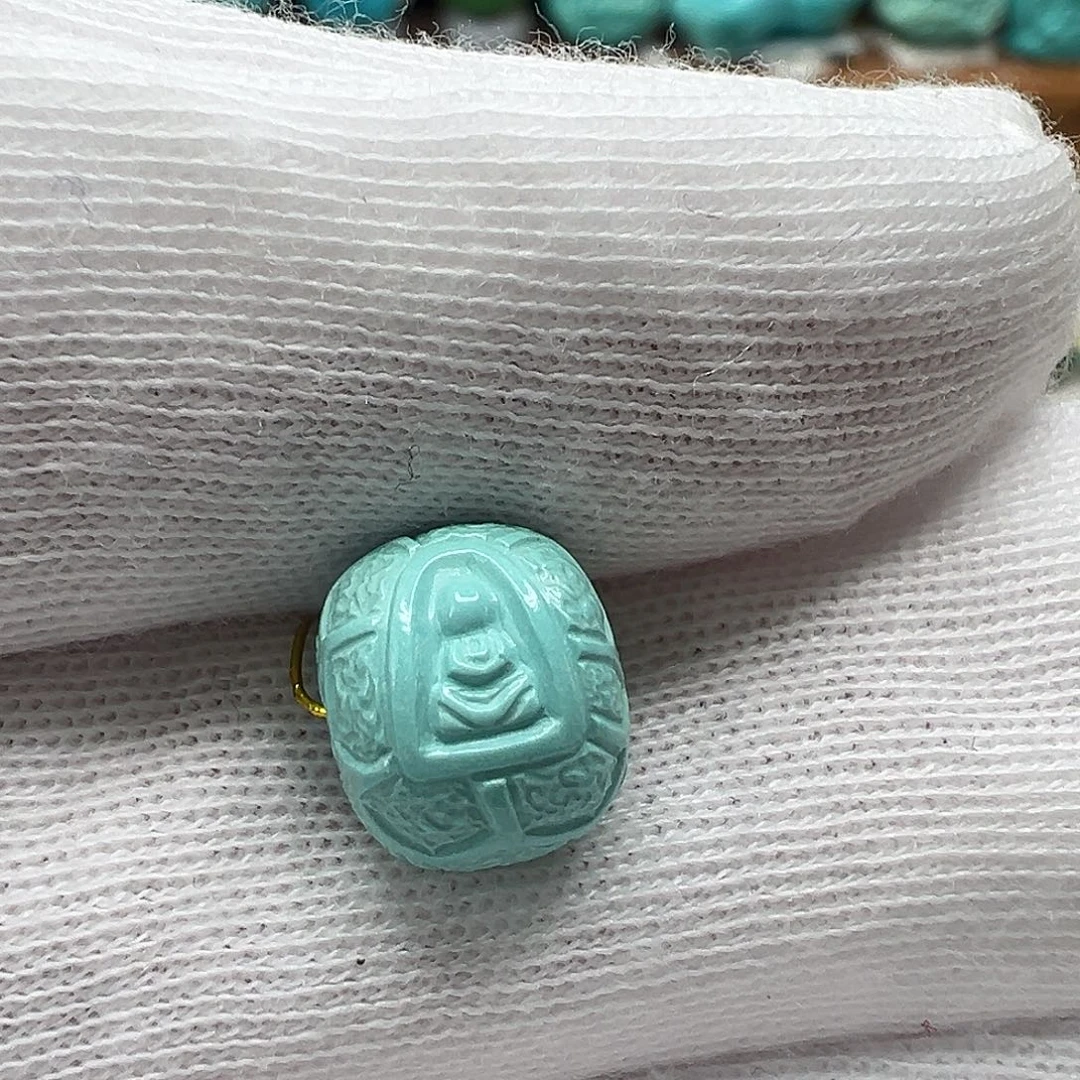 绿松石无相佛珠 未镶嵌