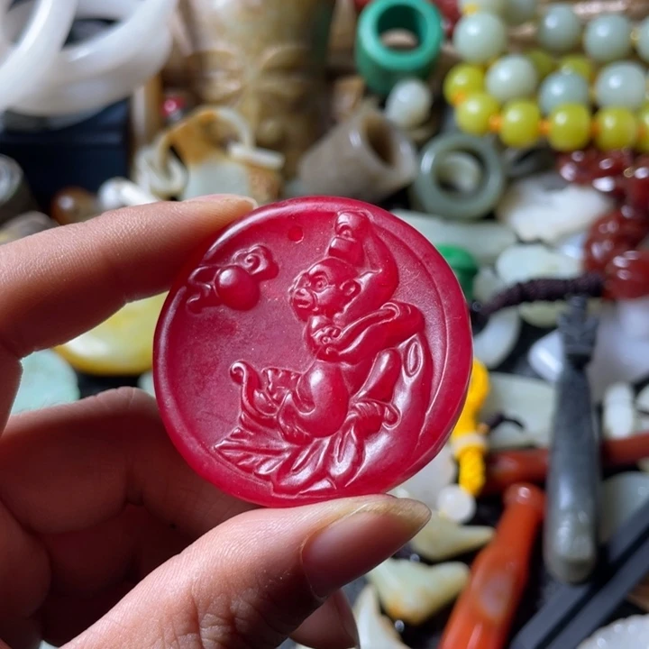 和田玉未镶嵌吊坠(不含链)