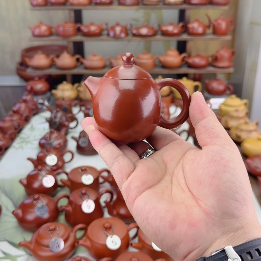 林***象茶壶紫砂大红袍110cc龙蛋