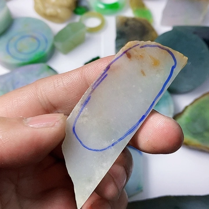 翡翠散珠天然翡翠A货