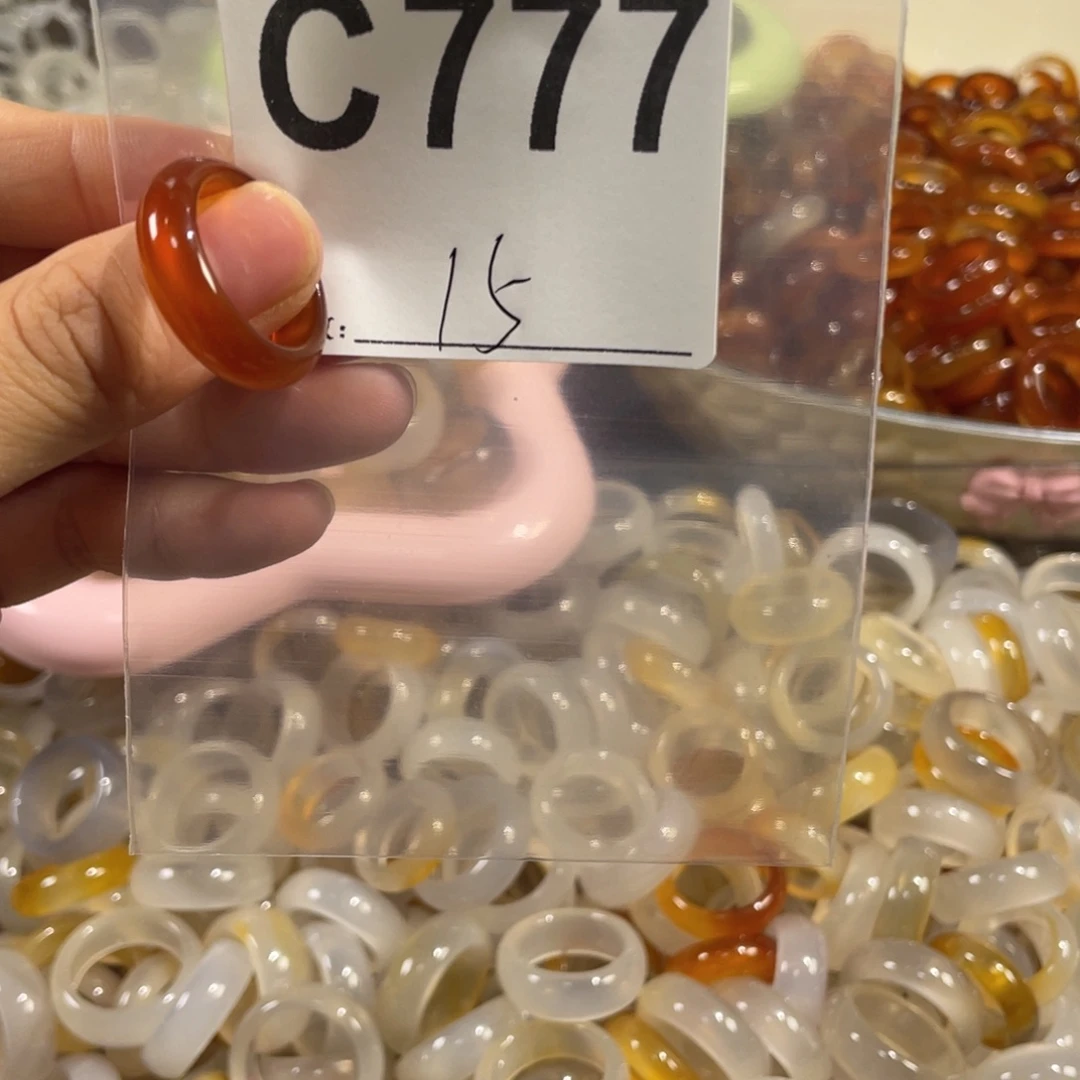 玛瑙/玉髓未镶嵌戒指777