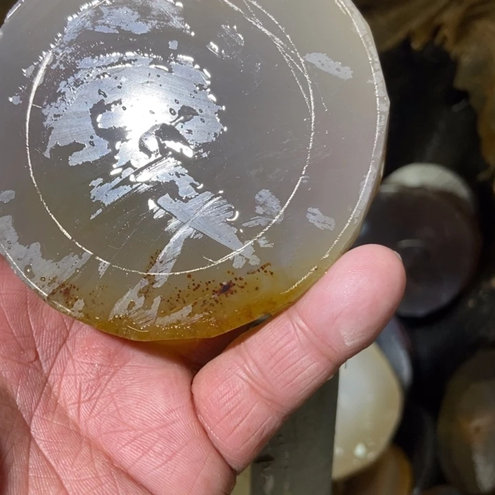 婷***人定制玛瑙玛瑙平安扣