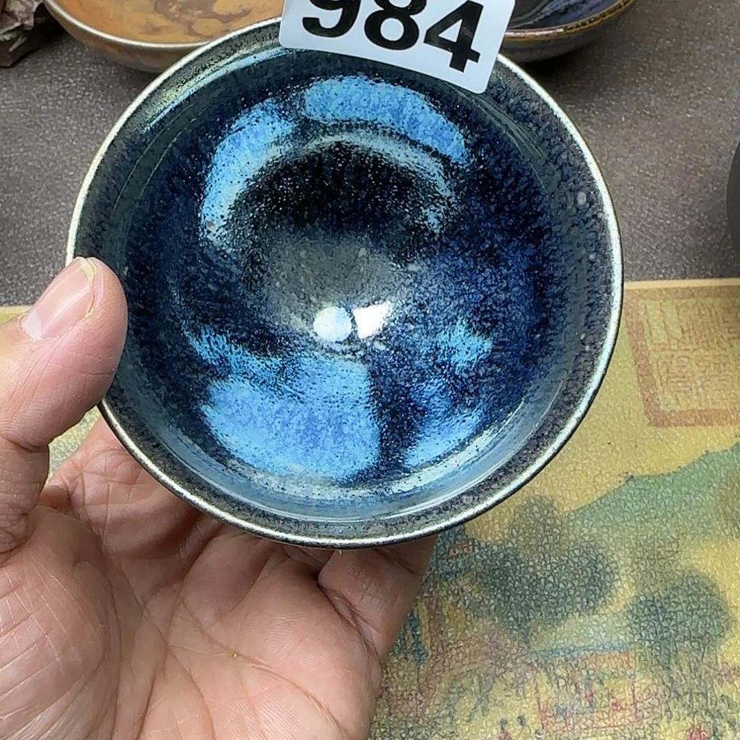 茶盏建盏杯主人杯龙窑柴烧