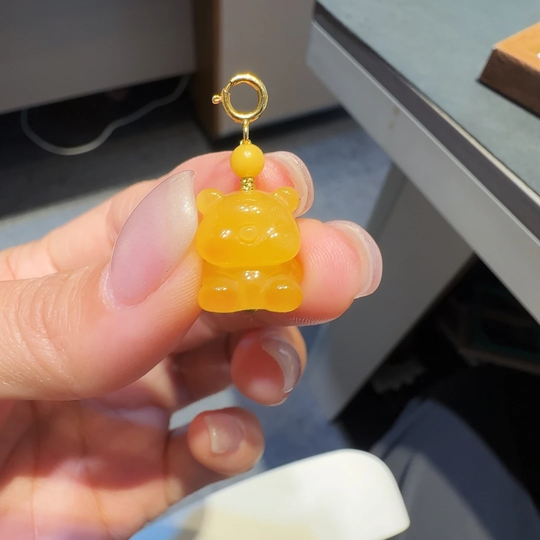琥珀银S925镶嵌珠宝奇石