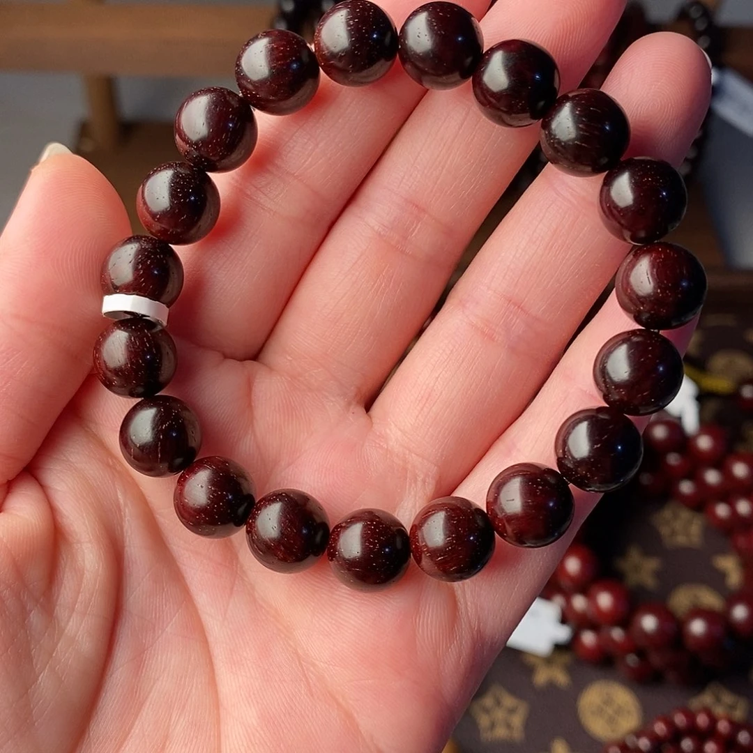 手串/手链小叶紫檀原汁原味小叶紫檀1.0金星