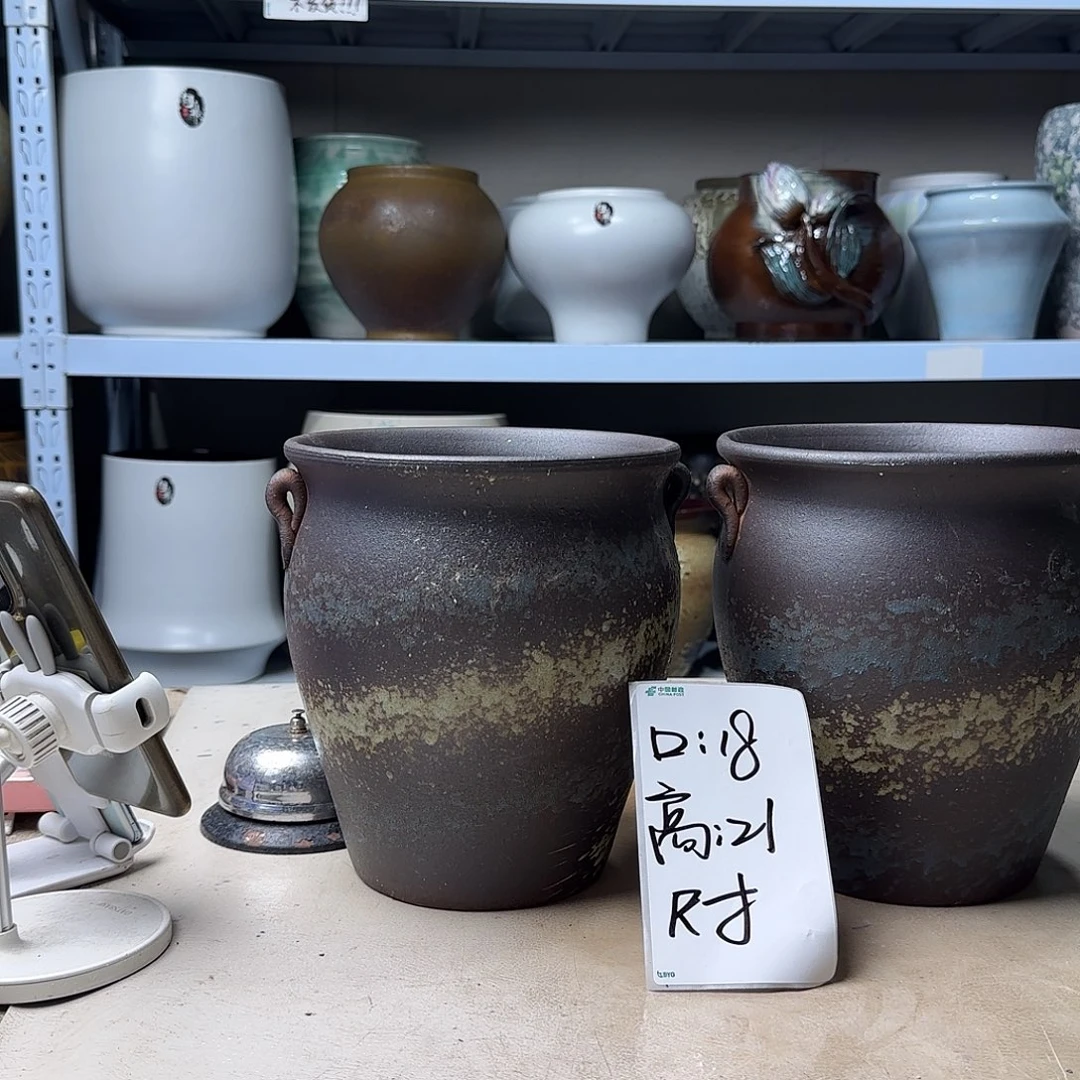 紫砂花盆尺寸18@21
