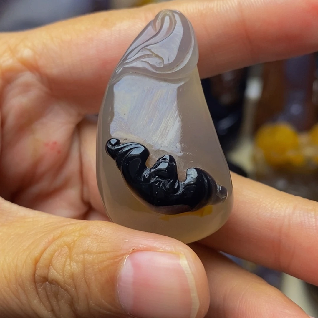 玛瑙/玉髓未镶嵌把件