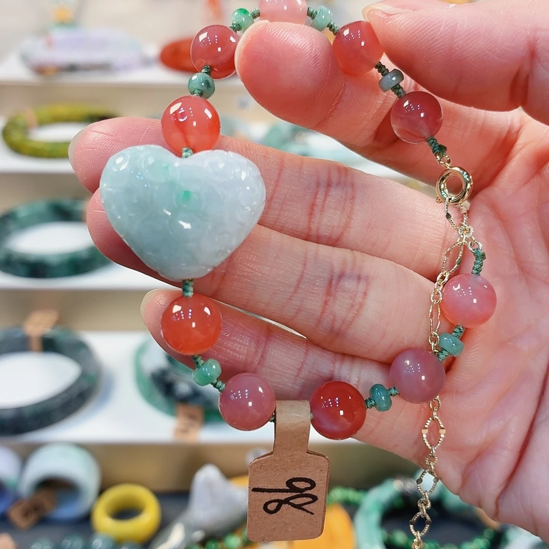 翡翠未镶嵌手链手串