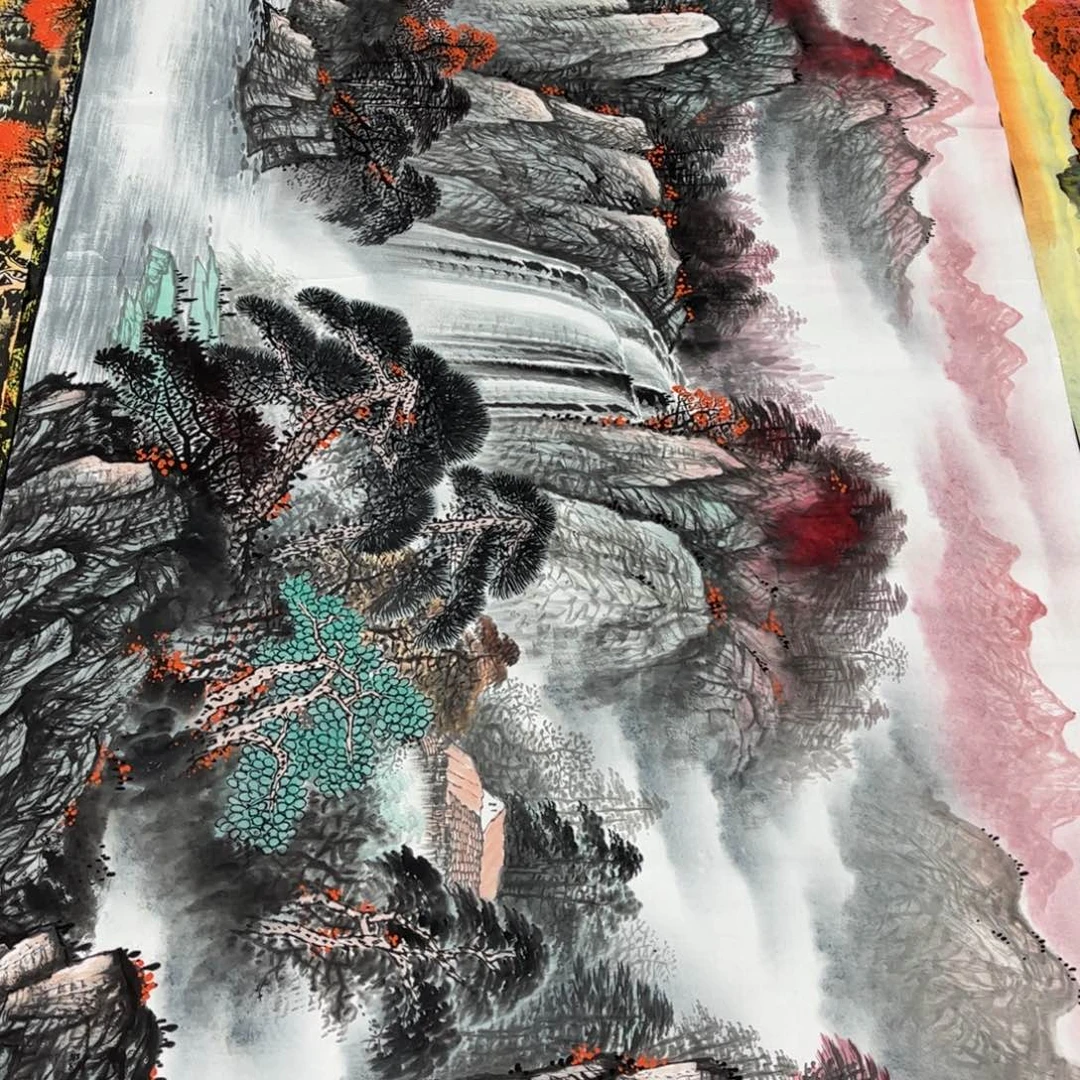 国画国画作品老师手绘