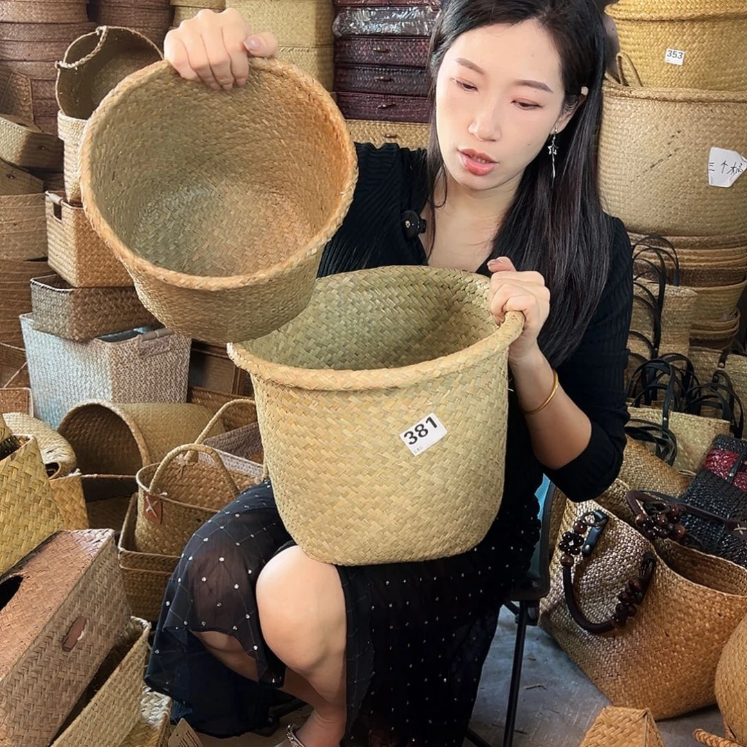 草编草编包/草编收纳盒微瑕疵