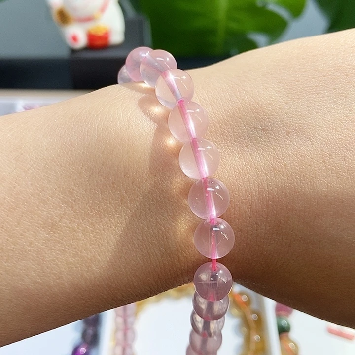 水晶手链未镶嵌粉晶