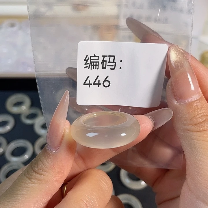 玛瑙/玉髓未镶嵌戒指446港18