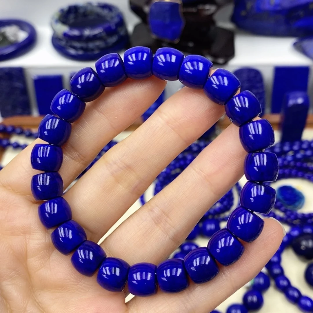 青金石颈饰未镶嵌呆****鱼